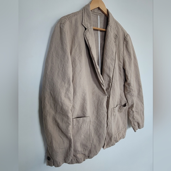 Lacoste Linen Blend Blazer - Picture 4 of 13